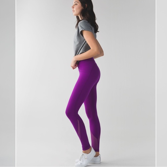 LULULEMON Free Flow Tight Full-On Luon RARE - Picture 2 of 12